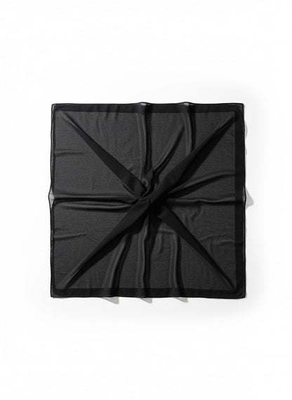 Hijab-shawl Chiffon Wrap-black
