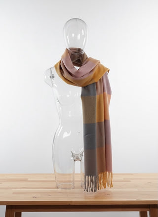 Warm - Scarf - colored squares