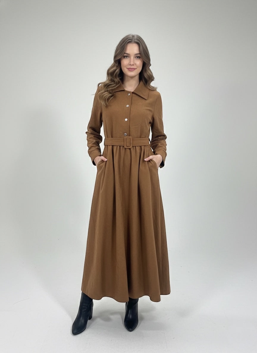 Heritage Maxi - Coat Dress - evening gatherings