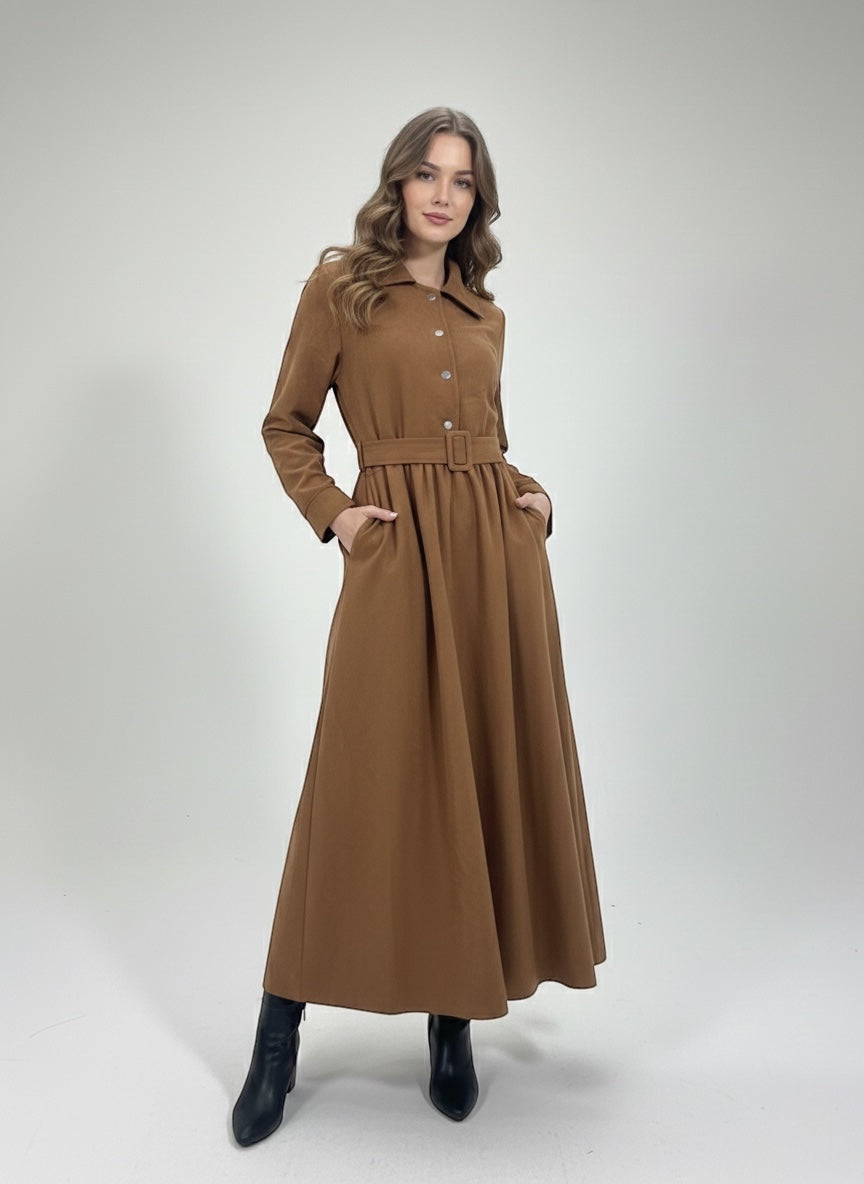 Heritage Maxi - Coat Dress - evening gatherings