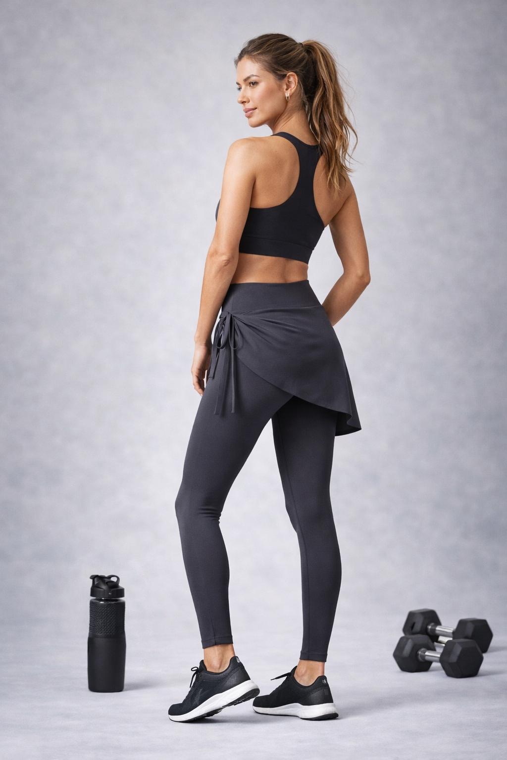 FlexWrap Skirted Leggings - Side-Tie Skort