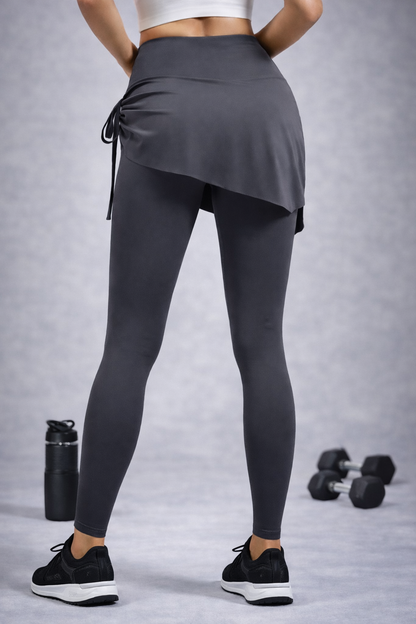 FlexWrap Skirted Leggings - Side-Tie Skort